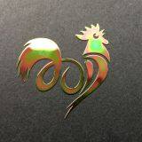 Custom Waterproof New Design Chromatic Metal Nickel Sticker thumbnail-5