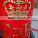 English Typical Red Mailbox Letter Box Post Mail Box thumbnail-2