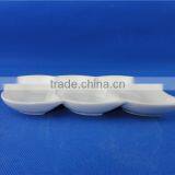 Plates Porcelain Different Shapes White thumbnail-2