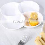 Hot Sale White 4 Compartment Grids Dish/plates thumbnail-3