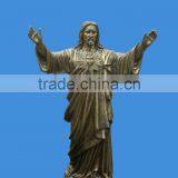 Cast Bronze Jesus Statue Bronze Shepherd Statue thumbnail-3