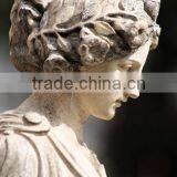 Polished Stone Greek Woman Statue thumbnail-1