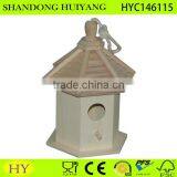 Wholesale Custom Unfinished Pagoda Shape Wooden Bird House thumbnail-1