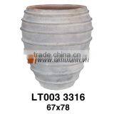 Vietnam Well Design Romance Grey Ancient Stone Planter For Manufacturer thumbnail-1