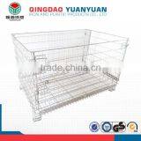 Wholesale Logistics Wiremesh Container Storage Supermarket Roll Cages Mesh Cage Four Wheel Trolley thumbnail-2