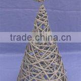 2016 Grey Cheap Willow Christmas Tree With Bird Dec thumbnail-1