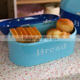 Bright Color Vintage Metal Bread Storage Box/Bread Canister/Metal Bread Tin thumbnail-2