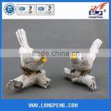 OEM White Polyresin Bird for Garden Decoration & Indoor thumbnail-1