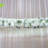 GNW FLW1608031 New Style Roll up Artificial Flowers Wall Backdrop Design