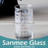 Machine Made Water Glass Cup With Printing Designs For Juice&Water thumbnail-2