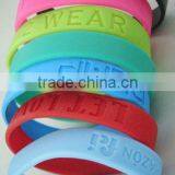 Silicone Wristbands,de Silicona Pulseras Bofetada Custom Logo Printing thumbnail-1