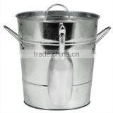 Galvanized Beer Bucket With Shovel thumbnail-1