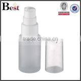 China Hot Products Frosted 30ml Glass Bottle White pp Pump for Cosmetic Lotion Wholeseale thumbnail-2