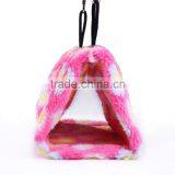 Plush Snuggle Bird Hammock Hanging Snuggle Cave Happy Hut Bird Parrot Hideaway thumbnail-3