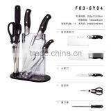 Kitchen Knife Set With Block thumbnail-1