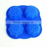10135 Four Cells Flowers Silicone Mould thumbnail-5
