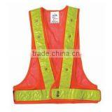 Reflective Led Vest Hi Vis Safety Vest Led Light Mesh Vest thumbnail-1