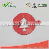 WCTS406 Durable 18/0 Powder Coating Cappuccino Coffee Art Template Coffee Stencils Love Heart Shape Coffee Stencil, Food Grade thumbnail-2