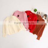 New Design Blank Pullover Style Girls Knitting Patterns Bat Sleeve Sweater thumbnail-1