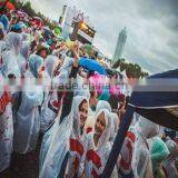 Custom Cheap Plastic Disposable Poncho Raincoat thumbnail-1