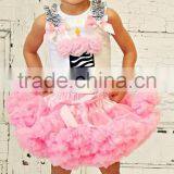 Wholesale Boutique Cheap Chiffion Pettiskirt Tutus For Baby Girls thumbnail-2