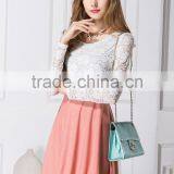 Latest Hot Sell Casual Fashion Mature Lace Style Clothing Wholesale Ladies Women Fashion Dresses thumbnail-4
