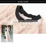 Maxnegio Fashion Lace Patchwork Maxi Short Sleeve Lace Casual Dress thumbnail-5