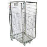 Industrial Warehouse Cages Rolling Rack Wire Mesh Trolleys