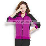 Promotional Top Design Tracksuit Wholesale Women Fitted Custom Design Your Own Tracksuit thumbnail-3