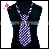 Color Stripy Boys Silk Neckties Wholesale Kids Christian Neckties Reversible Neckties thumbnail-3