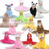 Plush Animal Coral Fleece Baby Towel Blanket As Gift