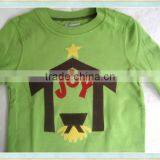 Boys Monogrammed Raglan Long Sleeve Raglan T-shirt 100% Cotton Handmade Shirts thumbnail-1