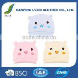 Beanie Hat 3-Pack Newborn Baby Soft Cotton Cartoon Printed Infant Cap for Boys & Girls 0-3 Months thumbnail-1