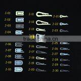 4.1*1.2*0.5cm Strong White Color Garment Packing Plastic Clips thumbnail-5