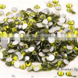 SS30 288pcs/lot Olivine Color High Quality Nails Flat Back Non HotFix Rhinestones thumbnail-4