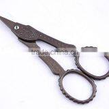 Vintage Sewing Tools Bronze Thread Scissors Fancy Embroidery Scissors thumbnail-5