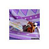 Jacquard Knitted Cotton Baby Blankets thumbnail-1
