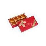 Dots Printing Trays Insert Red Recycled Cardboard Gift Boxes