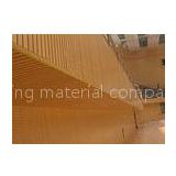 Acoustic Wood Wall Panels / Wooden Soundproof Board Material For Stadium