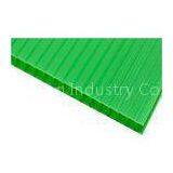 Green Mositure Resitance PP Flute Board Corrugated Plastic Packaging Sheets