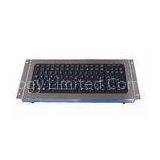 Desktop 119 key IP67 silicone industrial keyboard with integrated numeric keypad