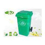 Plastic Waste Paper Bins With Wheels Plastic Kitchen Waste Bins 120 L thumbnail-1