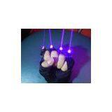 Violet Blue Laser Gloves With 4pcs 405nm 150mw Laser ,Stage Gloves for DJ Club/Party Show thumbnail-1