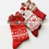 Young Girl Tube Socks, Christmas Girl Socks With Christmas Packages thumbnail-2