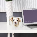 Office Tabletop Clear Picture Display Rectangular Photo Frame Magnetic Photo Organizer