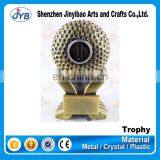 Best selling trophy designs resin golf ball trophy