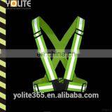 High Visibility Belt Reflective Safety Vest for Running or Cycling