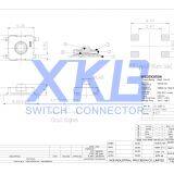 China Supplier 6.2x6.2x2.5 Blue Silicone Key Press Brand Tact Switch thumbnail-2