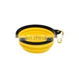 Hot Sale Top Quality Yellow Silicone Custom Pet Bowl, Collapsible Dog Bowl thumbnail-1