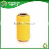 HB961 2015 new recycled open end blended yellow color cotton yarn for socks 12s cheap price free samples